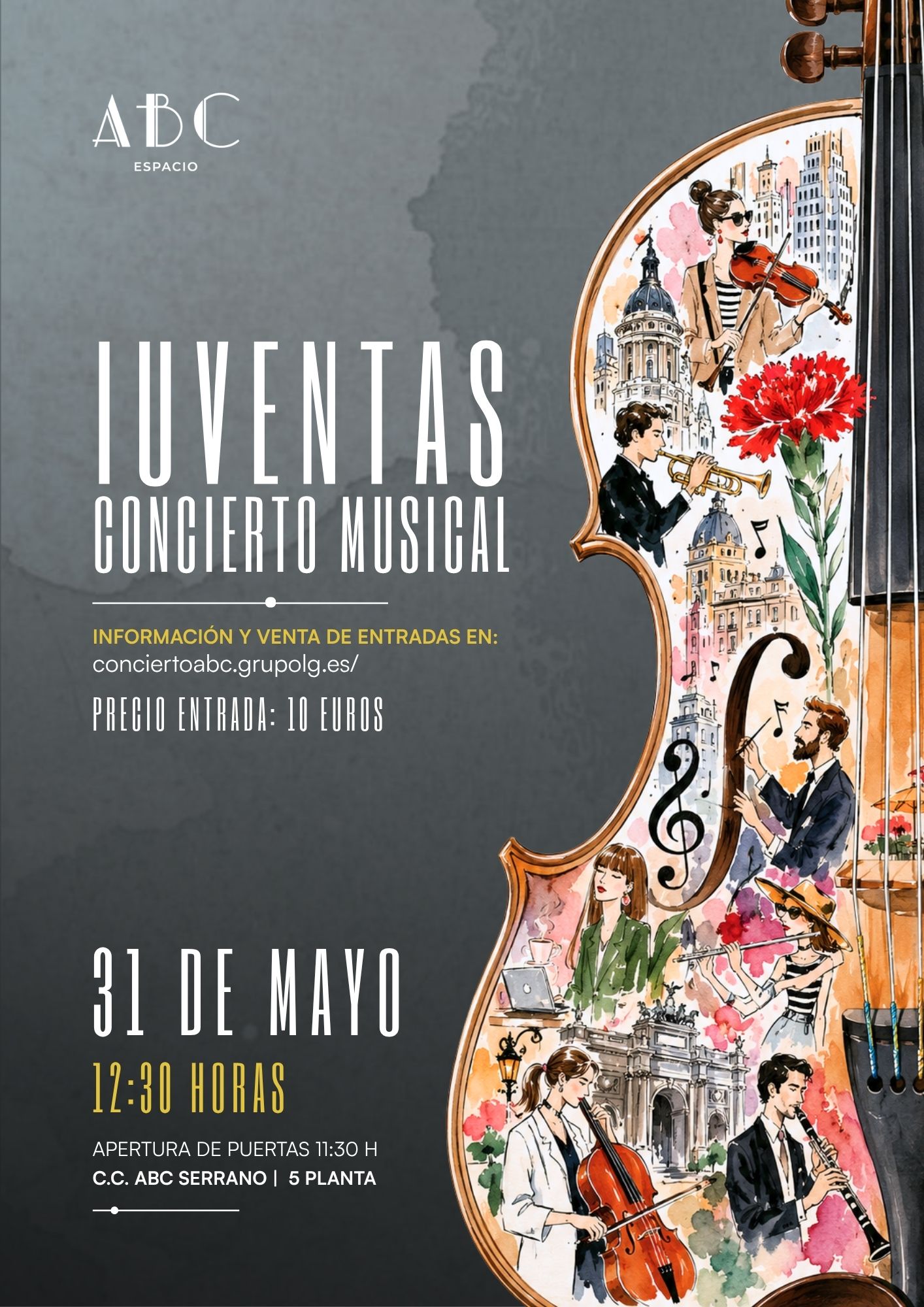 Cartel oficial del Concierto en ABC